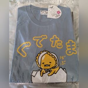 NWT Light Blue Gudetama Graphic T-Shirt